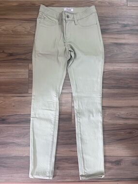 Royalty For Me Light Sage Skinny Jeans